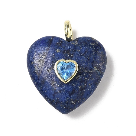 Dyed Natural Lapis Lazuli Pendants G-C274-04G-1