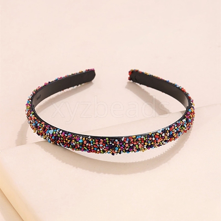 Rhinestone Hair Bands PW-WGB98D6-03-1