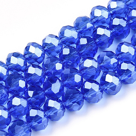 Electroplate Glass Beads Strands LS-EGLA-A034-T2mm-A32-1
