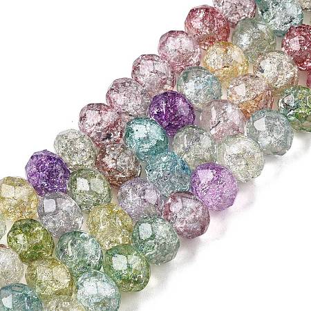 Transparent Glass Beads Strands X-GLAA-T023-4mm-A15-1