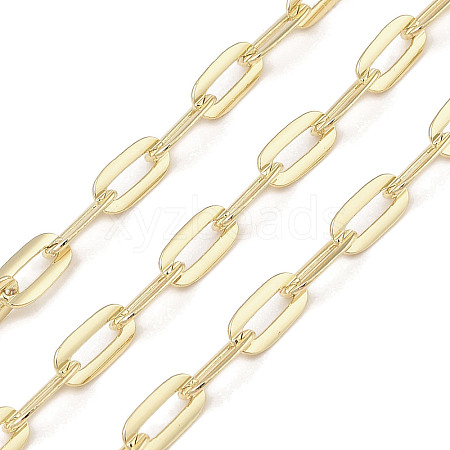 Rack Plating Brass Cable Chains CHC-A010-07G-1