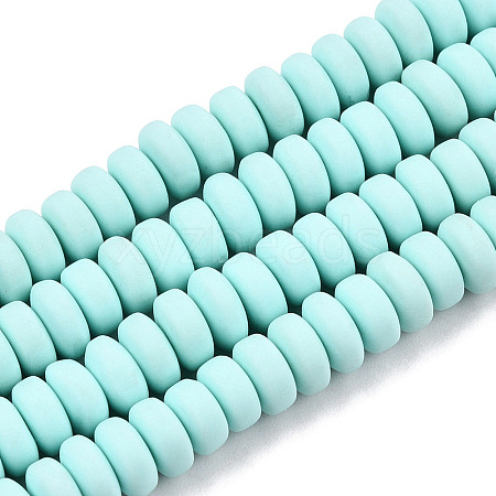 Handmade Polymer Clay Beads Strands CLAY-N008-008H-1