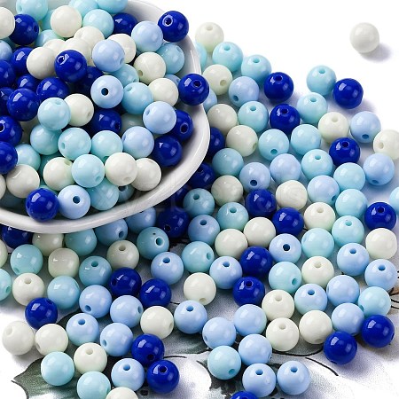 Opaque Acrylic Beads SACR-Q004-02K-1