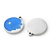 304 Stainless Steel Enamel Charms STAS-M102-22P-05-2