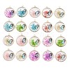 Brass Glass Pendants GL-CBA591C-01G-1