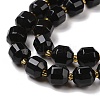 Natural Obsidian Beads Strands G-I338-05-4