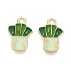Alloy Enamel Pendants ENAM-Q003-12G-1
