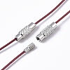 Stainless Steel Wire Necklace Cord DIY Jewelry Making X-TWIR-R003-09-3