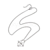 Non-Tarnish 3Pcs 3 Sizes Stainless Steel Macrame Pouch Empty Stone Holder for Necklace Makings NJEW-JN04823-4