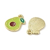 Fruit Alloy Enamel Charms PALLOY-S058-01LG-26-2