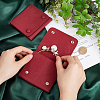 2Pcs Microfiber Cloth Jewelry Storage Bags with Brass Button ABAG-BBC0001-17B-01-3