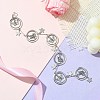 Butterfly Style Alloy and 304 Stainless Steel  Pendant Decorations HJEW-JM02899-1