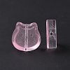 Transparent Spray Painted Glass Beads GLAA-I050-13L-4