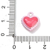 Two-Tone Alloy Enamel Pendants AL-CBA5AB7-03C-3