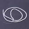 Faceted Electroplate Glass Rondelle Bead Strands X-EGLA-R048-2mm-36-3