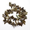 Natural Labradorite Chip Beads Strands G-E271-17-2