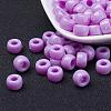 Opaque Acrylic European Beads PL338-71-1