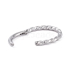 Non-Tarnish Twisted Ring Hoop Earrings for Girl Women STAS-D453-01P-03-2