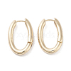 Oval Alloy Hoop Earrings for Women EJEW-H309-01KCG-1