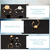 304 Stainless Steel Cuff Pad Ring Settings STAS-UN0025-85-4