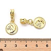 Rack Plating Brass Micro Pave Cubic Zirconia Charms KK-S398-12A-3