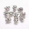 Tibetan Style Alloy Elephant Beads TIBEB-E070-AS-2