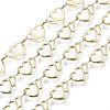 Brass Heart Link Chains CHC-N018-070-4