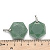 Natural Green Aventurine Pendants G-E487-95E-3