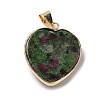 Natural Ruby in Zoisite Pendants G-K335-04G-12-3