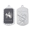 Alloy Twelve Constellations Series Big Pendants PALLOY-O107-01P-07-2