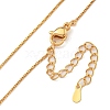 Brass Box Chain Necklaces for Women NJEW-U011-02G-2