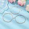 3Pcs Glass Braided Bead Bracelets BJEW-JB11418-1