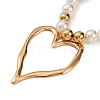 Alloy & Plastic Pearl Necklaces for Women NJEW-U013-06G-02-3