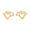 Real 18K Gold Plated Brass Cuff Earrings for Women EJEW-C097-07G-01-1