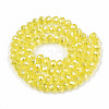 Electroplate Glass Beads Strands EGLA-A044-T3mm-B29-2