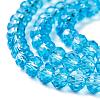 Glass Beads Strands EGLA-X0007-01A-6mm-3