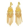 Bohemia Zinc Alloy Clip-on Earrings EJEW-C089-01H-G-1