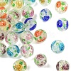 30Pcs 6 Colors Handmade Foil Lampwork Beads FOIL-YW0001-04-2