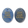 Natural Blue Aventurine(Dyed & Heated) Pendants G-K353-06F-1