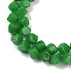 Natural Dyed Malaysia Jade Beads Strands G-A257-A18-01-4