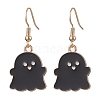 2 Pairs Ghost Alloy Enamel Dangle Earrings Set EJEW-JE06094-3