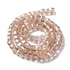 Electroplate Glass Beads Strands LS-EGLA-D018-6x6mm-75-5