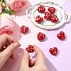 10Pcs Baking Paint Glass Beads GLAA-CJ0002-96-5