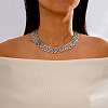 Alloy Mesh Chain Choker Necklaces for Women FS-WGFCB03-04-1