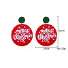 Christmas Alloy Dangle Stud Earrings FS-WGC5D36-17-1