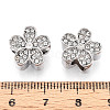 Alloy Rhinestone European Beads FIND-N009-15P-3