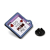 Valentine's Day Word Do You Miss Me & Heart Enamel Pins JEWB-G032-03A-3