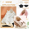 4 Pairs 4 Styles Sponge with Polyester Non-Slip Shoes Pads AJEW-FG0003-90-6