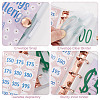 3-Ring 4 Inch PVC Mini Binder Savings Challenge DIY-WH0430-204B-6