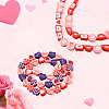 270Pcs 2 Styles Valentine's Day Handmade Polymer Clay Beads CLAY-PA0001-51-4